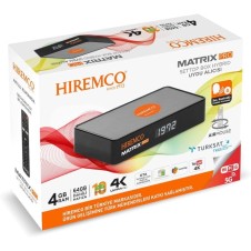 Hiremco Matrix Pro Settop Box Hybrid 4K Android Uydu Alıcısı