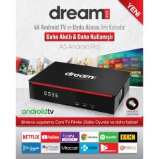 Dreamstar 4K Android TV & Uydu Alıcısı